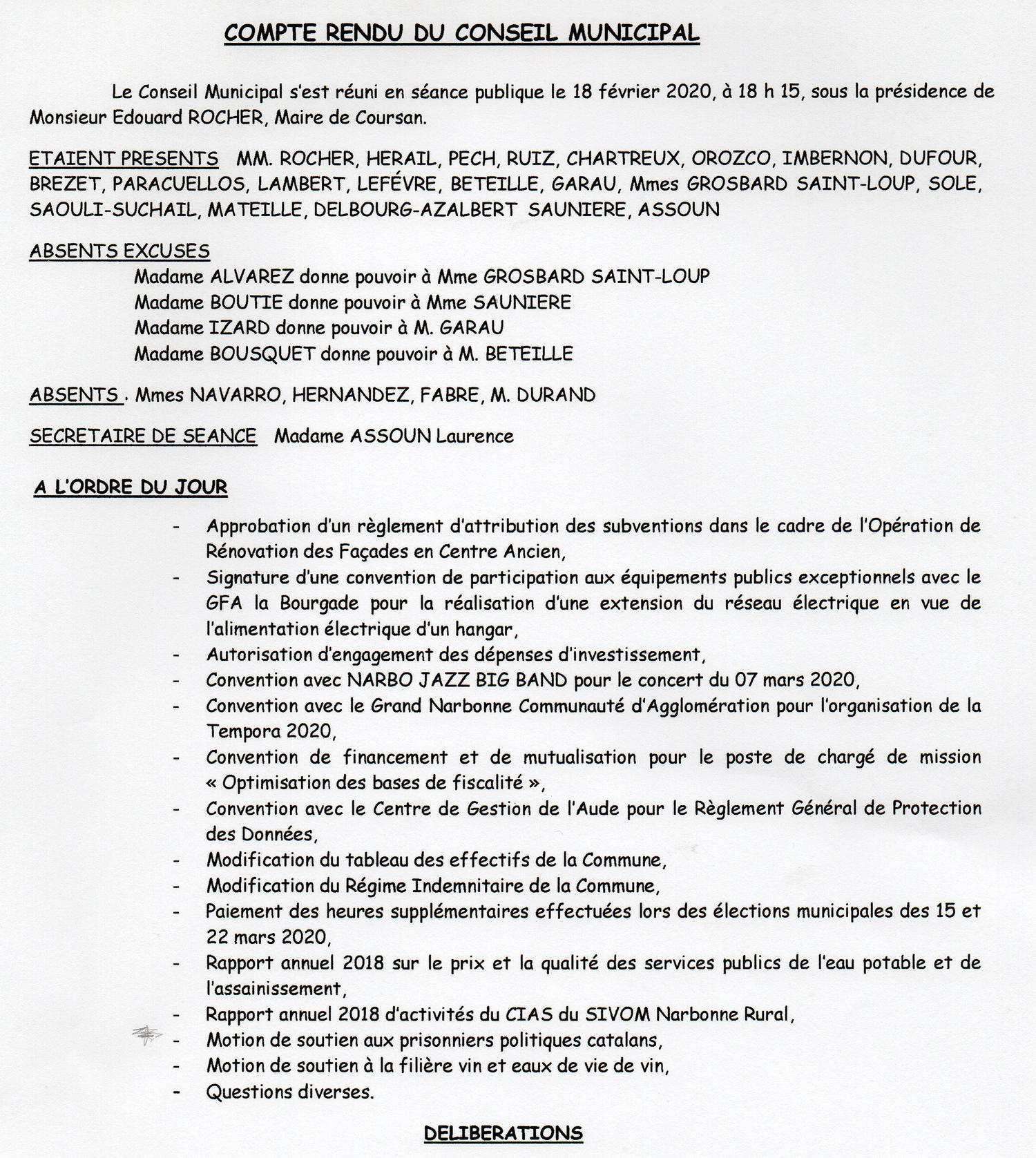 Deliberacio sumari