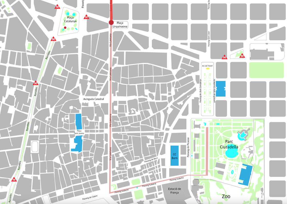 mapa bcn