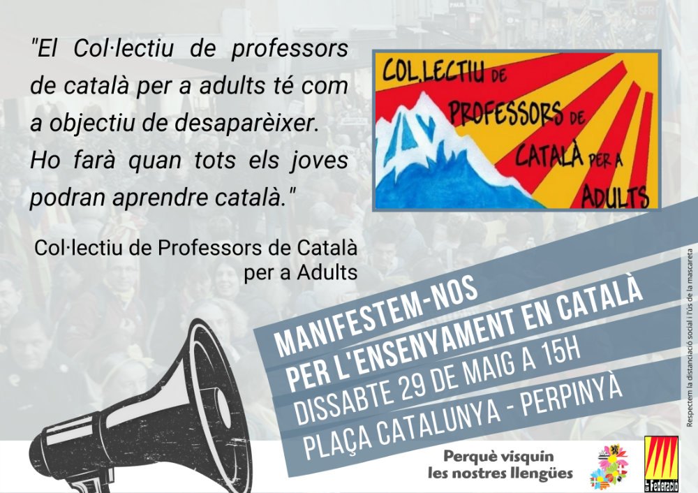 Manifestem Collectiu de professors de català per a adults
