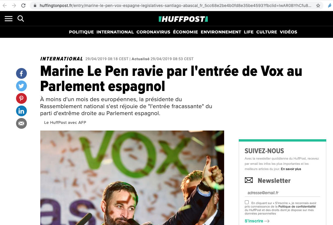 Le Pen VOX